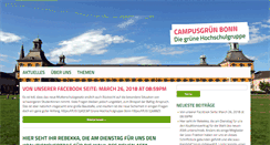 Desktop Screenshot of campusgruen-bonn.de